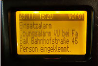 Die fiktive Einsatzmeldung überraschte die Übungsteilnehmer während der Ausbildung.