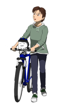Dallyさんとお兄さんイラスト