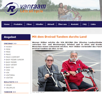 Van Raam berichtet über Dreirad-Touren entlang der Via Regia