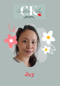 Photo of Joy, ESL and phonics teacher at Custom Kids.