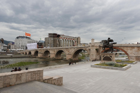 Steinbrücke am Vardar in Skopje