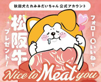 秋田県懸賞-秋田犬たれみみだいちゃん-松阪牛-プレゼント