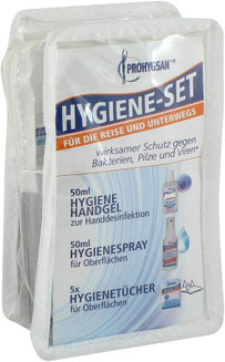 Kleines Hygiene-Set, optimal für Flugreisen