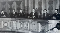 Manfred Schmid/Hans-Hermann Bennhold, Wiedergeburt des Geistes die Universität Tübingen im Jahre 1945; eine Dokumentation, Tübingen 1. Aufl. 1985, S. 92. Format angepasst.