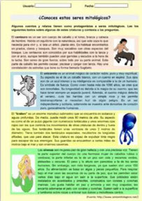 Seres mitológicos