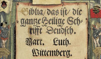 German Luther Bible facsimiles