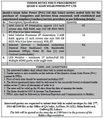 IT Services & Equipment Tender