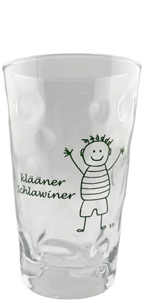 Klääner Schlawiner Dubbeglas 0,25 L