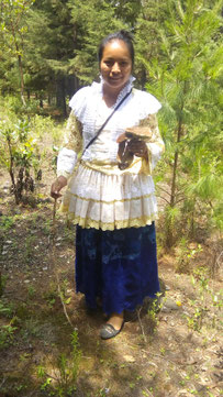 Vestimenta Mazahua/ Foto: Blanca Azucena Martínez Álvarez, 2018