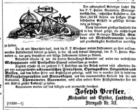 Wiener Zeitung 24.10.1860. [Wienbibliothek im Rathaus]
