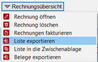 Rechnungen exportieren