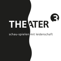 Logo für Theater und Bühne gestalten lassen. Beispiel: Theater hoch 3 Basel