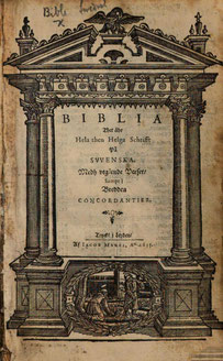 Gustav II Adolf Bible 1635 Title page