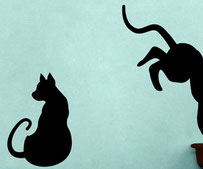 Cats, vinyl stickers