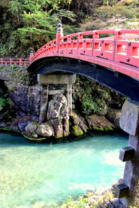 Shinkyo Brücke, Nikko, berühmte Brücke, Japan