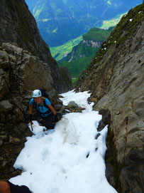 Vrenelisgärtli, Guppengrat, Couloir
