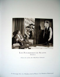 Duployez scénographe-affiche les Fourberies de Scapin-M Simons Liège