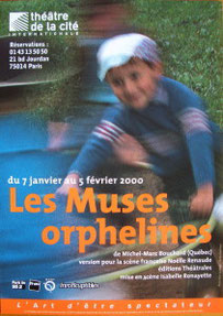 Duployez scénographe-affiche Les Muses Orphelines-Ronayette-la Cité Internationale