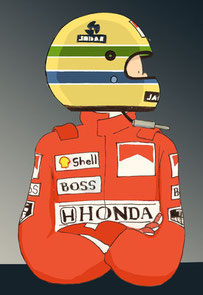 Ayrton Senna by Muneta & Cerracín