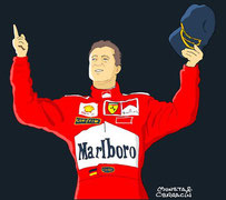Michael Schumacher by Muneta & Cerracín