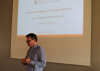 Dr. Richard Forster: Vortrag Patientenverfügung/Vorsorgevollmacht Bild: Gerhard Rüdisser
