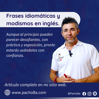 Frases idiomáticas y modismos en inglés.