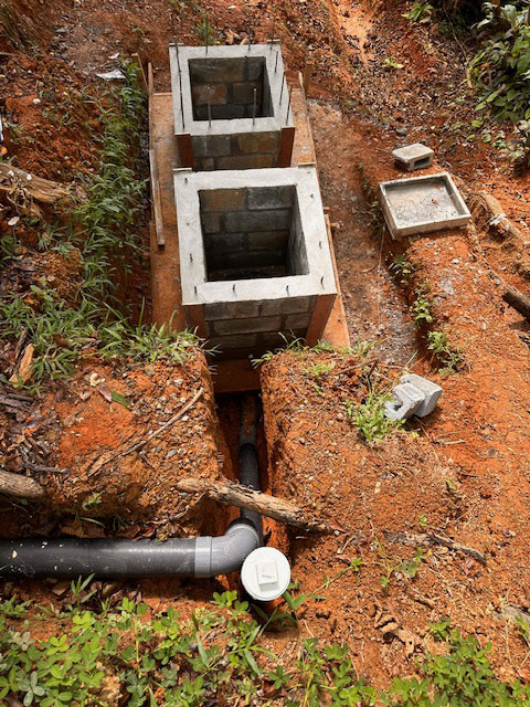 December 2023 - the sewage system get close to completion