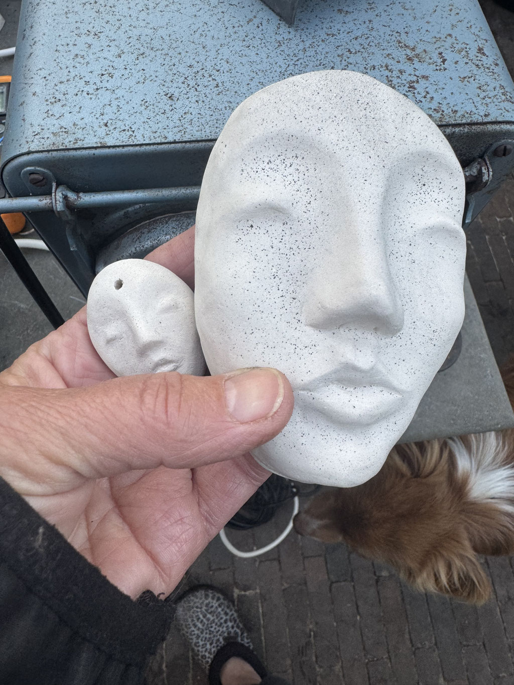 Ton brennen im Muffelofen