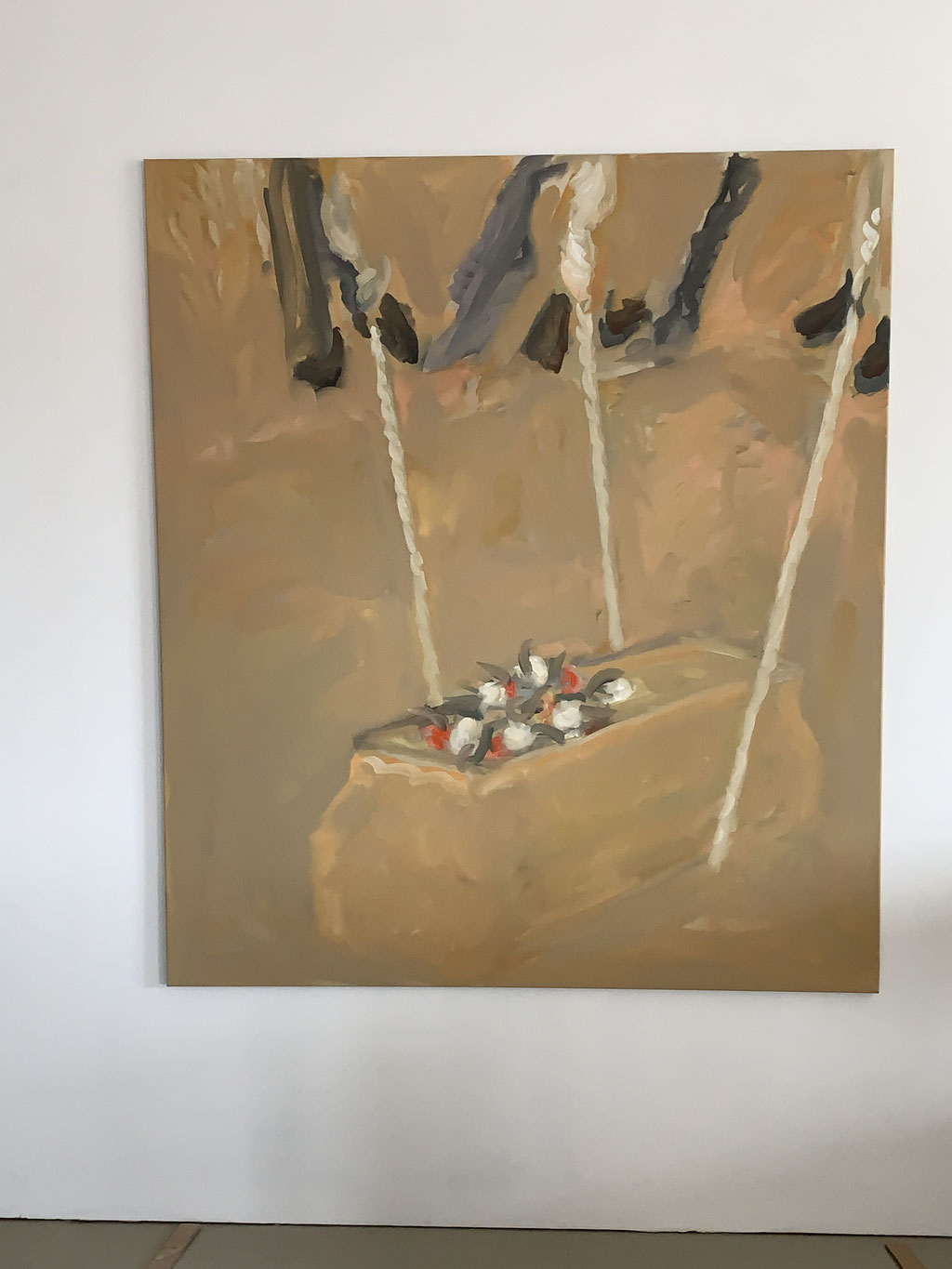 BERND IKEMANN       «o.T.», 2021, Öl/Leinwand, 160 x 130 cm