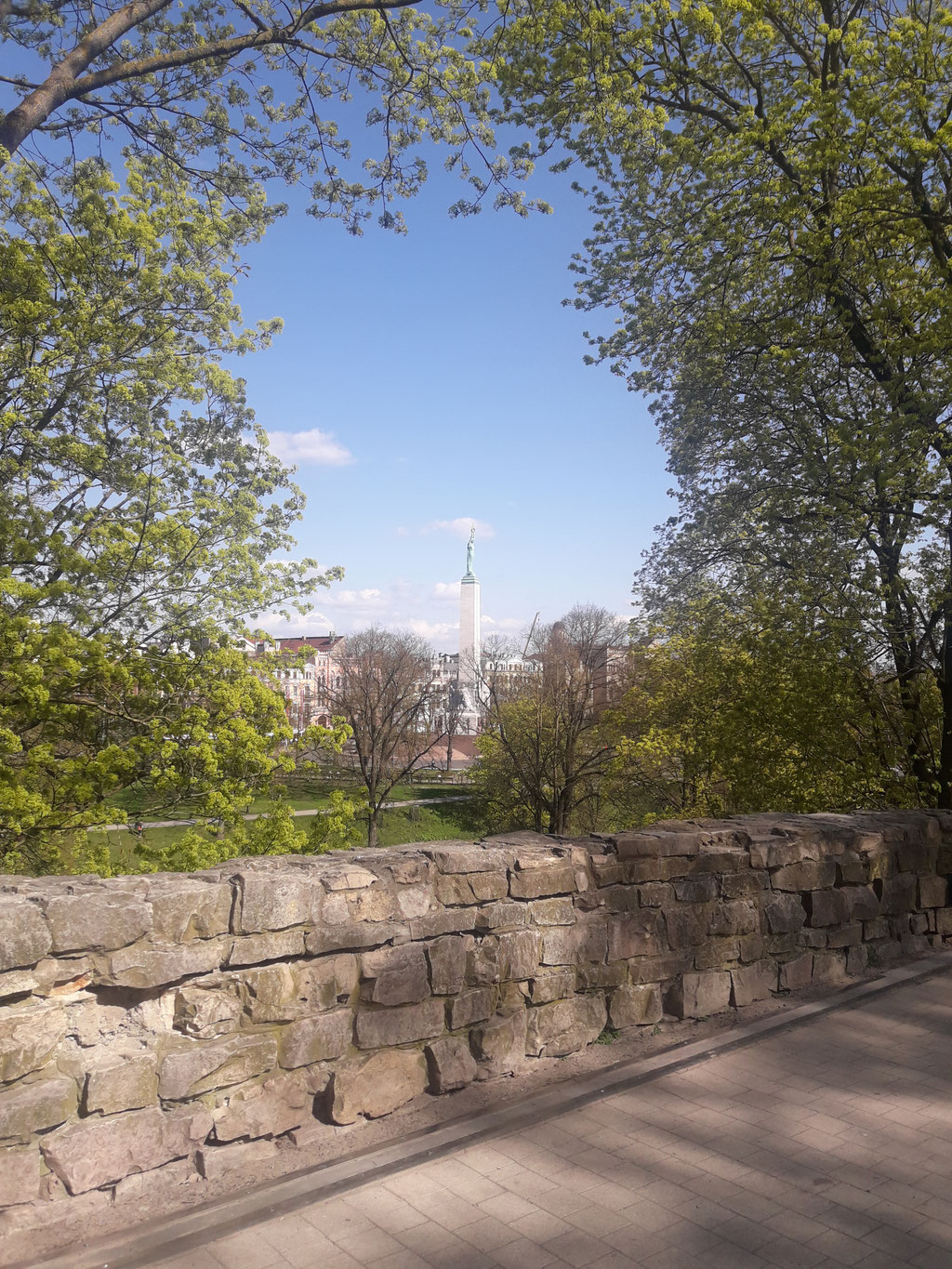 Am Freiheitsdenkmal sollte jeder Praktikant mal gewesen sein, findet Anna.