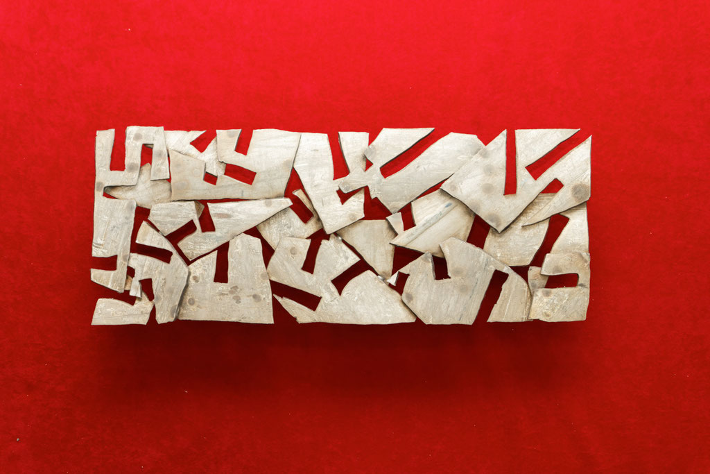 Éclats / Acier peint (50 x 20 cm)  © Michel LAURENT (MichL)