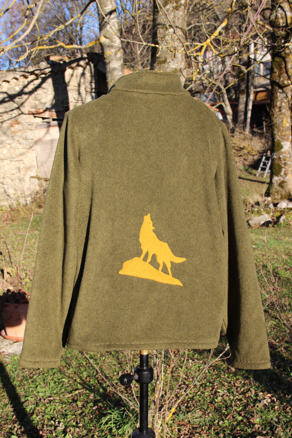 Veste "La trace du loup" (Dos)