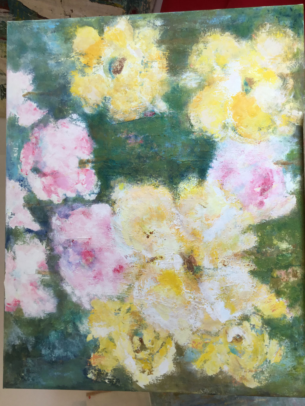 Pfingsten, frei nach Klaus Fußmann, Acryl auf Leinwand, 80 x 100 cm
