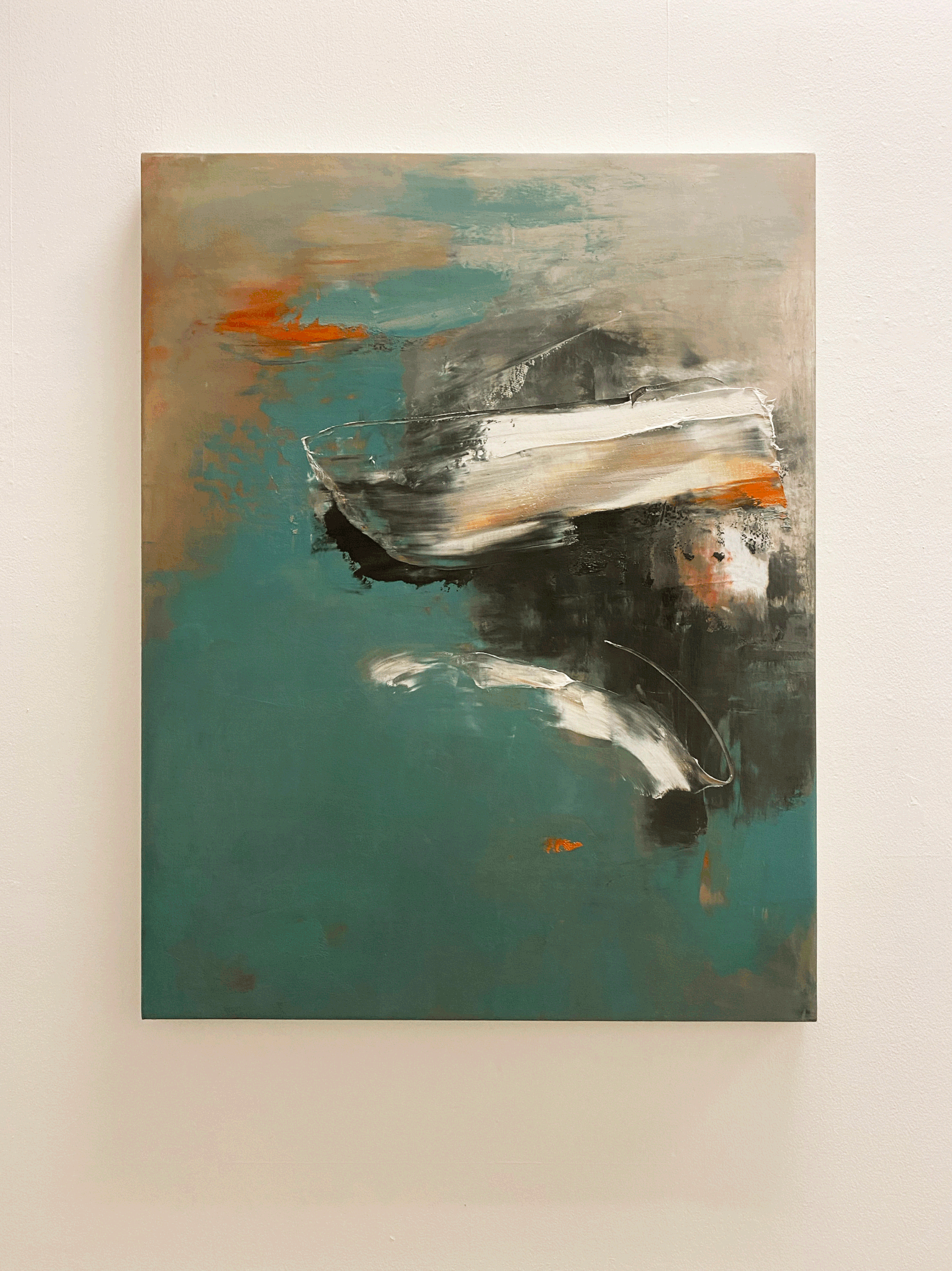 湿原にて, 2020, oil on canvas, F50