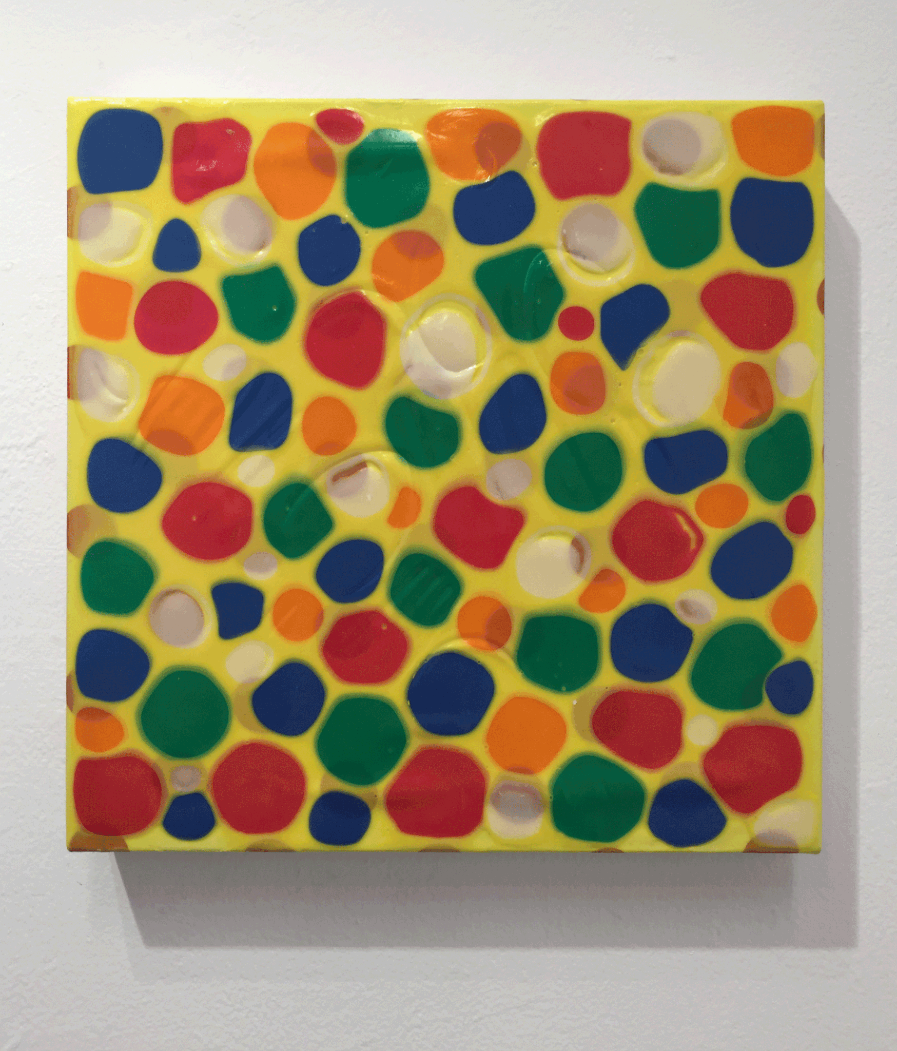 No15 Delicious colors 30x30cm 2020 Mixed media 