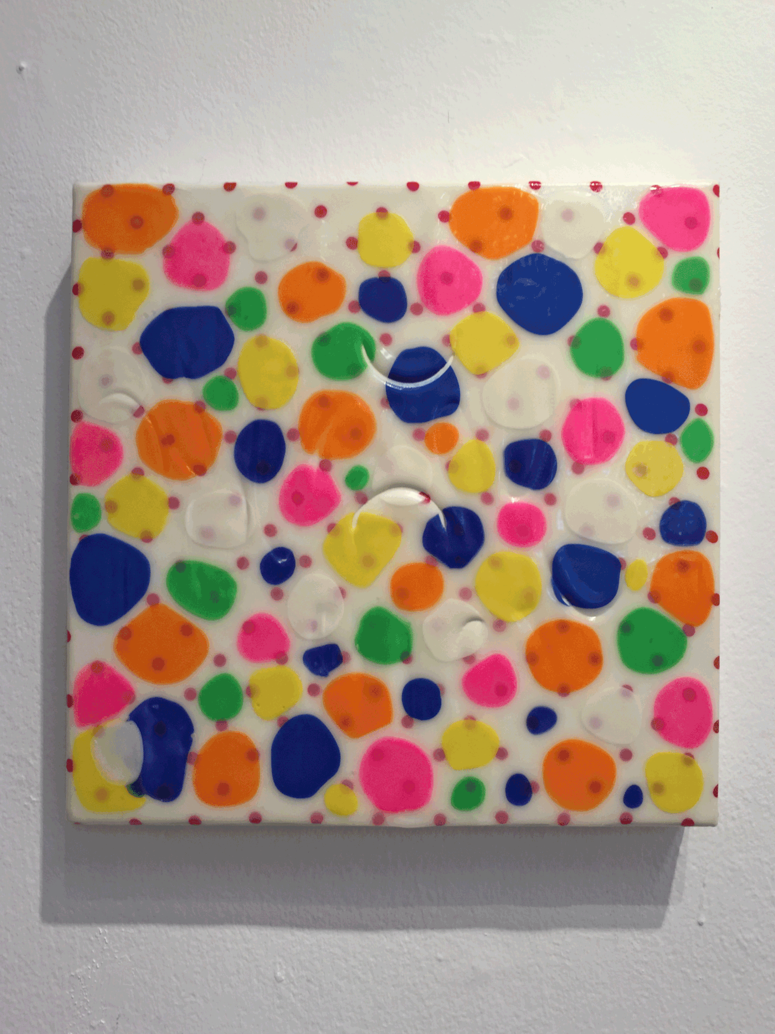 No17 Delicious colors 30x30cm 2019 Mixed media