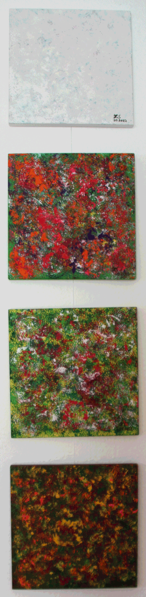Nr.:215-218 / Acryl / Die vier Jahreszeiten
