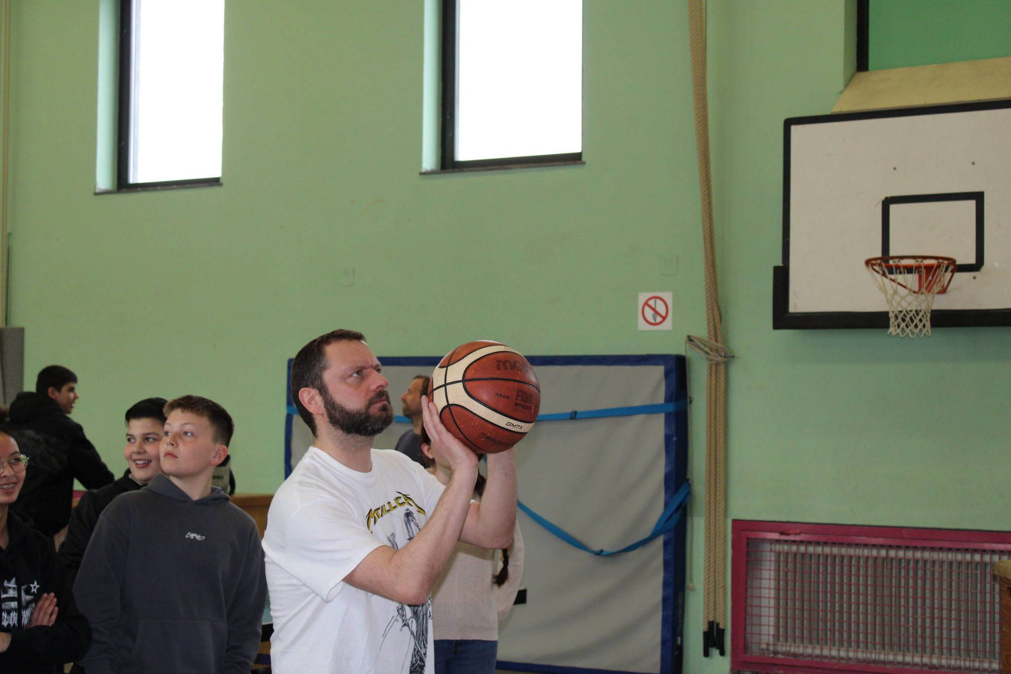 Basketballkorbwerfen