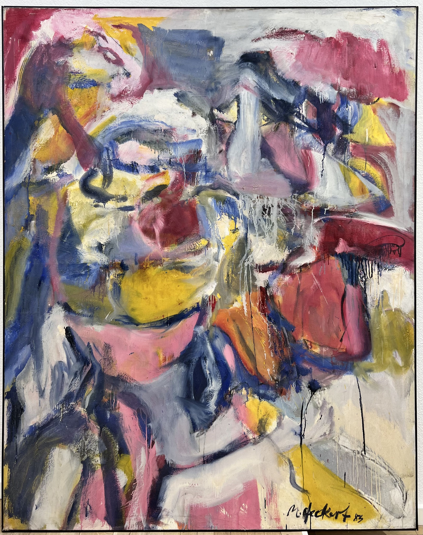 "Glut" | Öl/Rupfen | 190x150cm | 1983