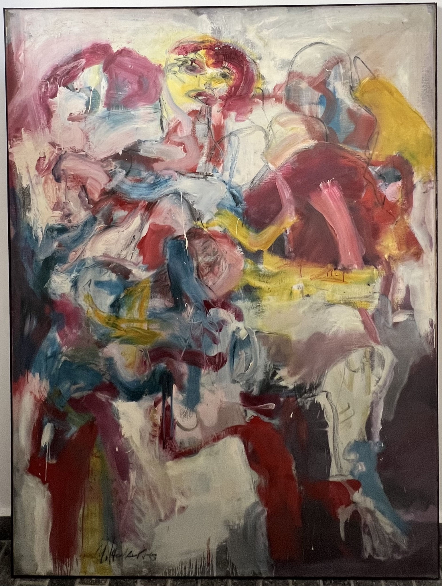 "ohne Titel III" | Öl/Rupfen | 200x150cm | 1983