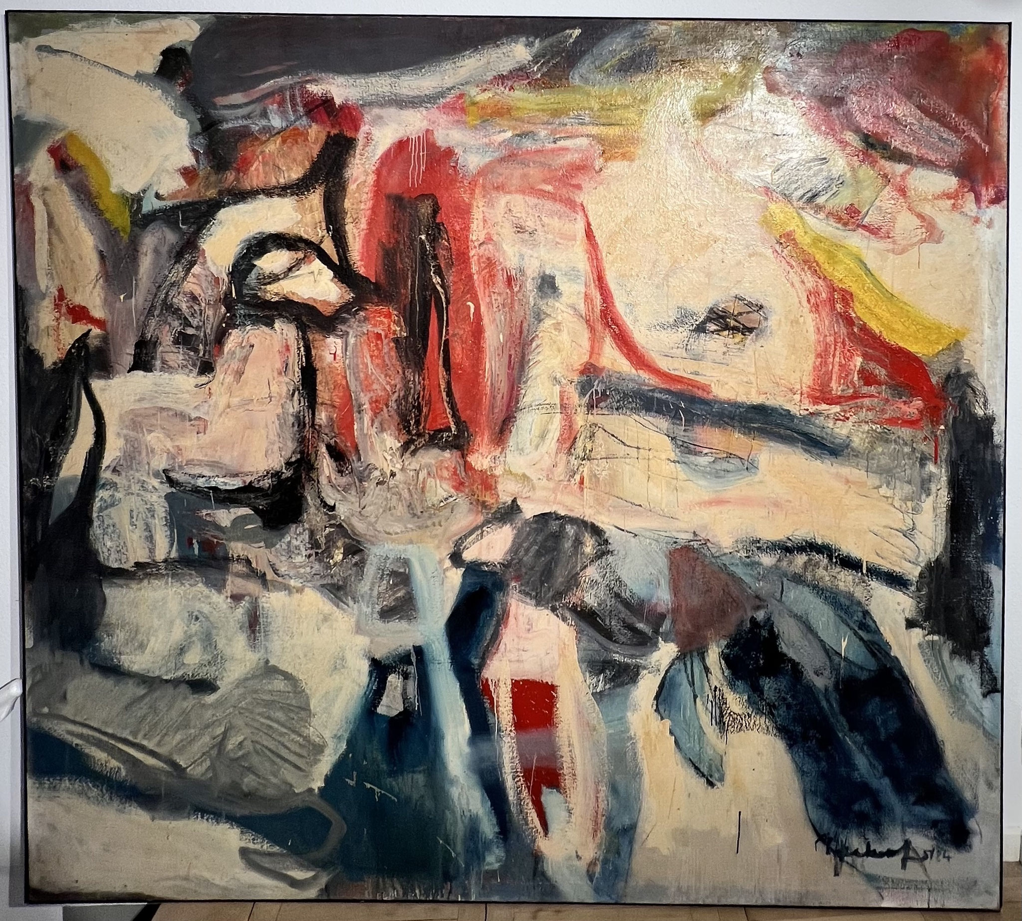 "Lust" | Öl/Rupfen | 200x220cm | 1984