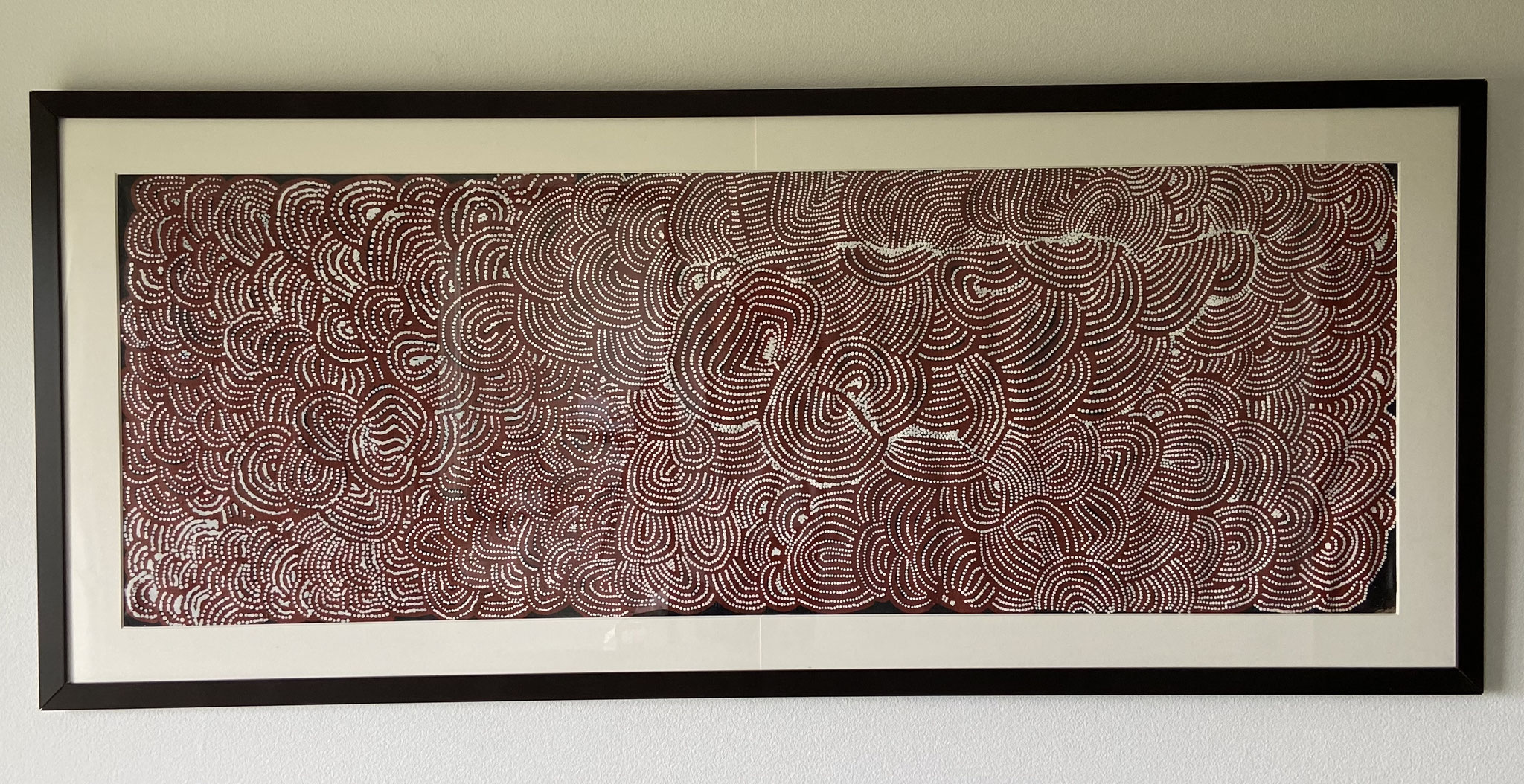 46ウィンチャ・ナパチャリ73 x 171cm 女性の儀礼(ボディペイント）¥ 450,000