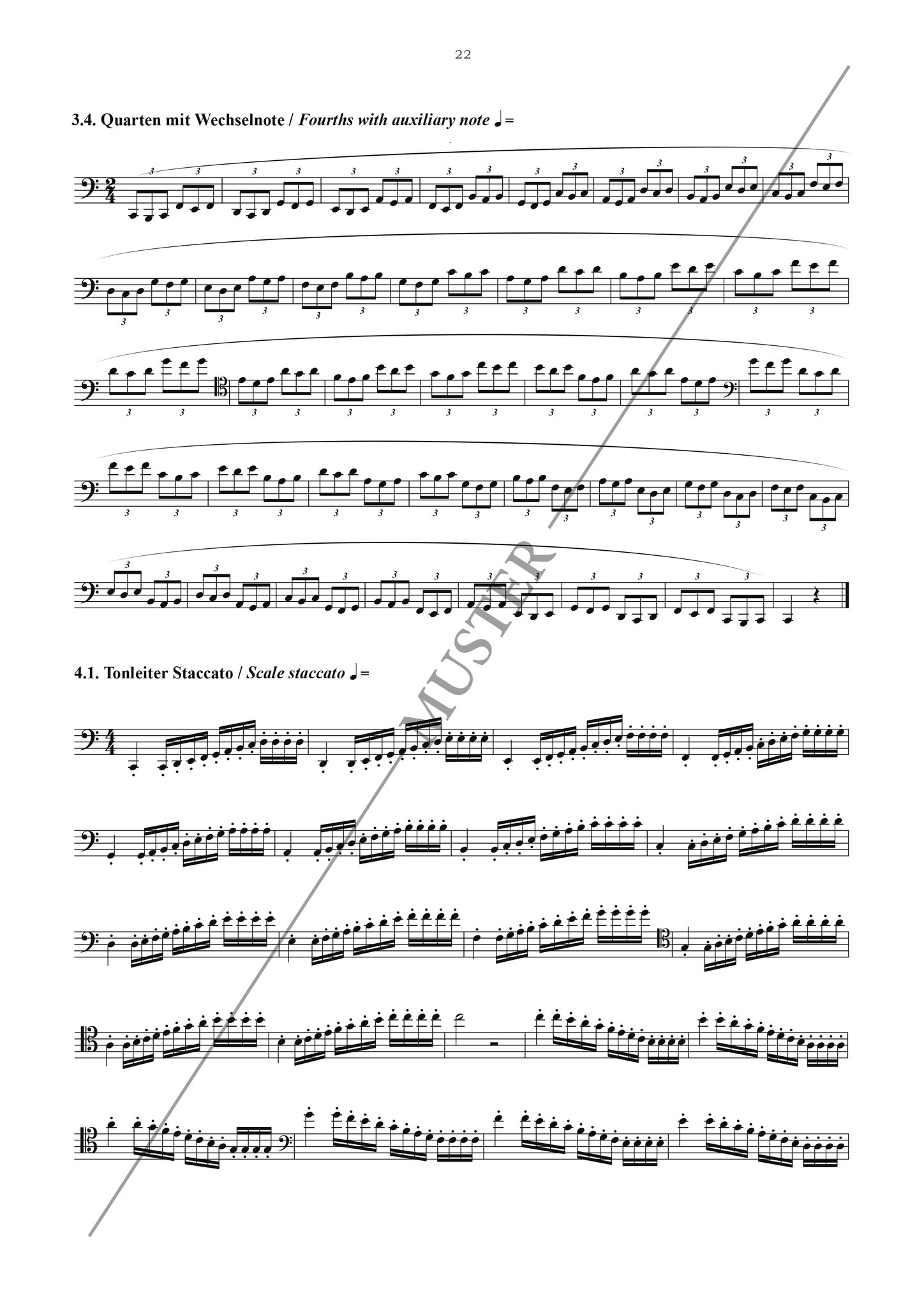 Exercise book for Bassoon KONIKOS Andreas Mendel