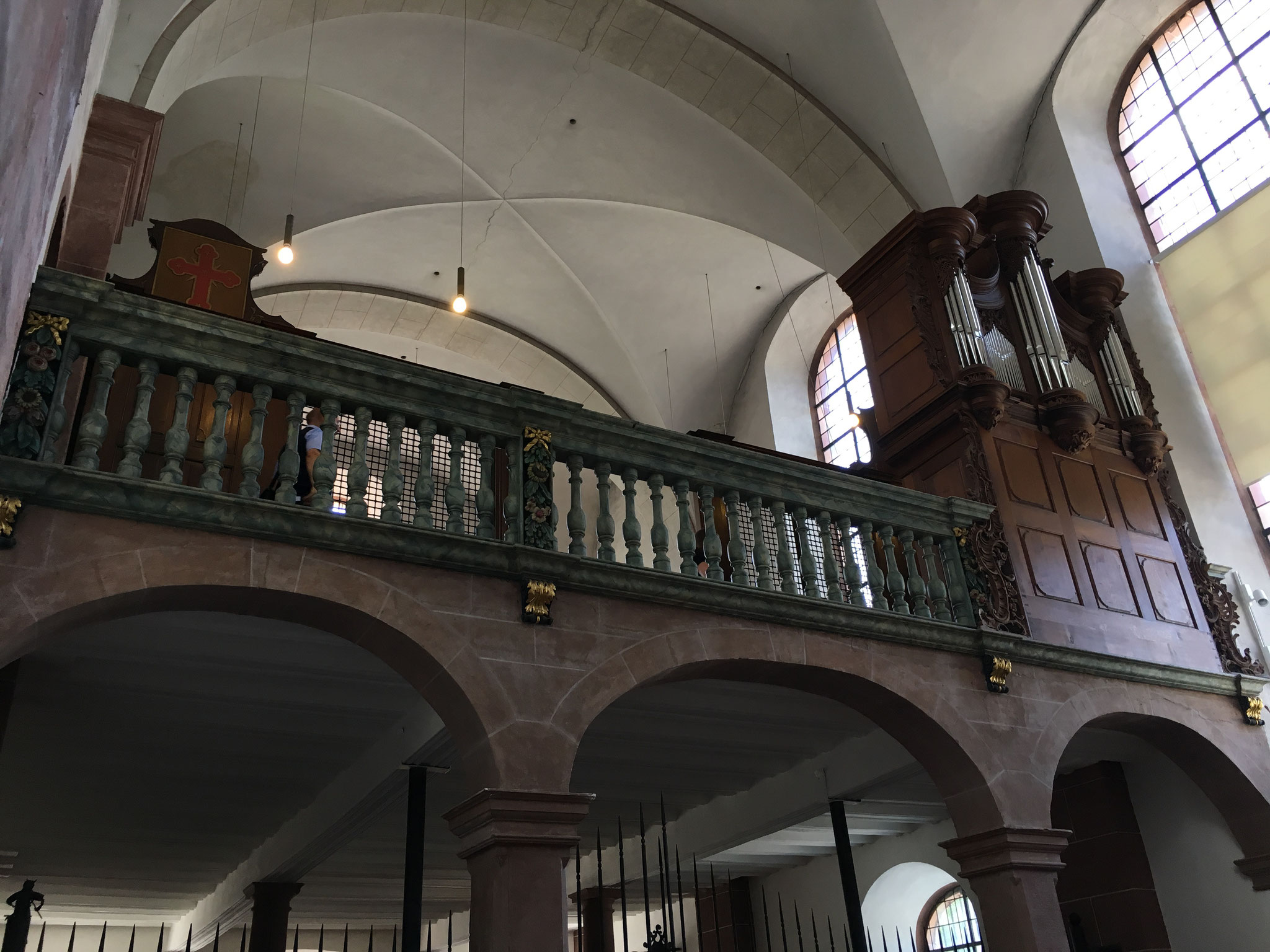 Die Barockorgel in der Welschnonnenkirche.