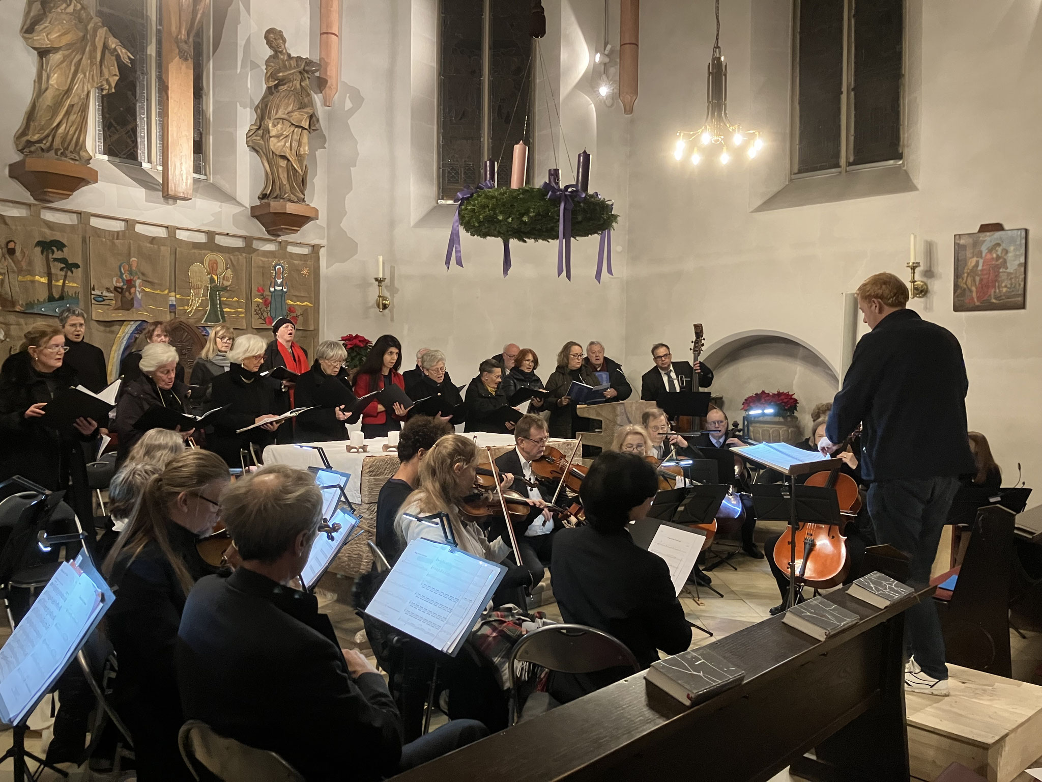 'Alleluia' in der Grinzinger Pfarrkirche am 7.12.2023 (c) Stadtchor