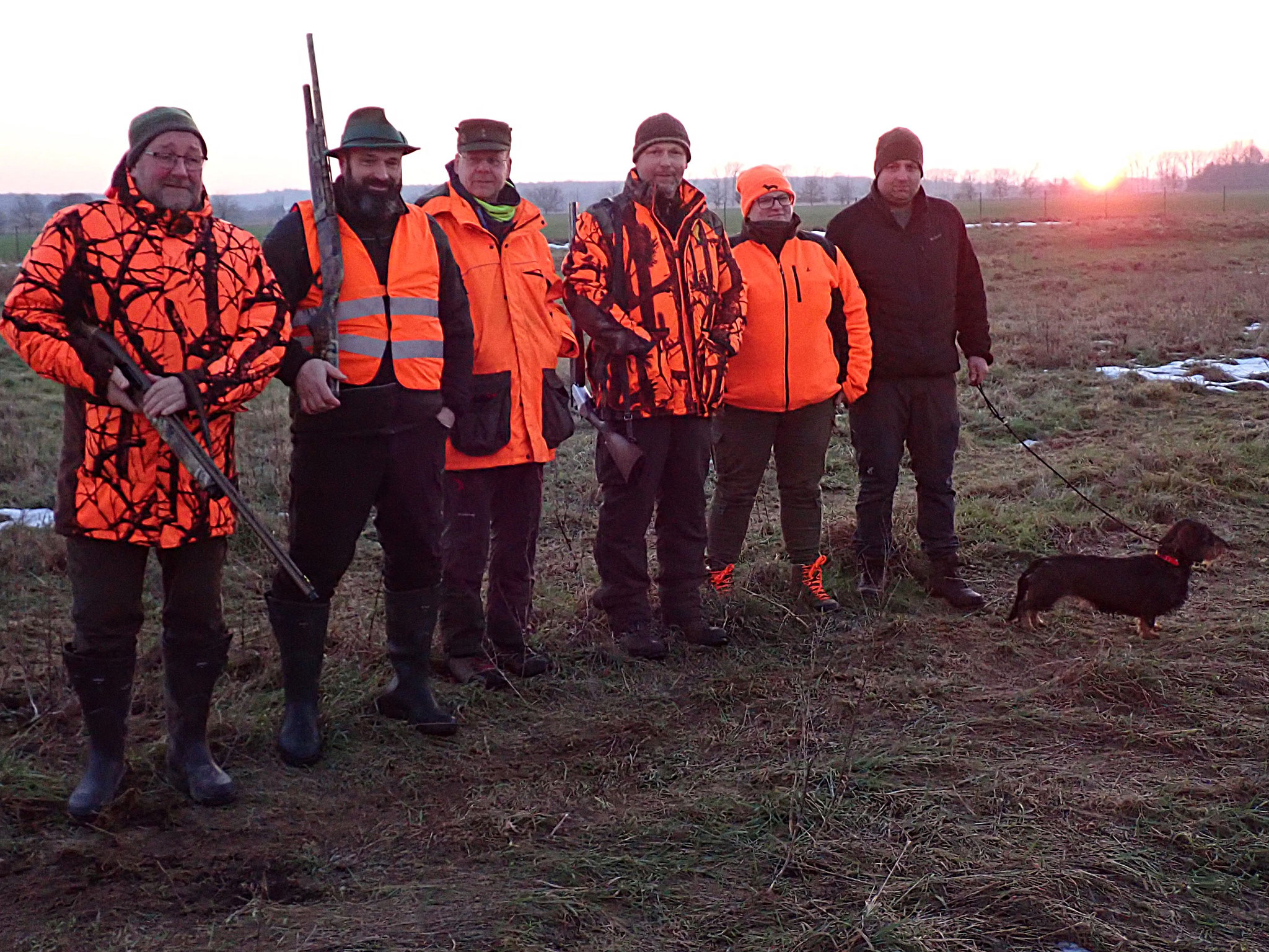 Ulli, Christian H., Christian K., Norman, Nicole, Kevin und Abby vom Wutzkehof.