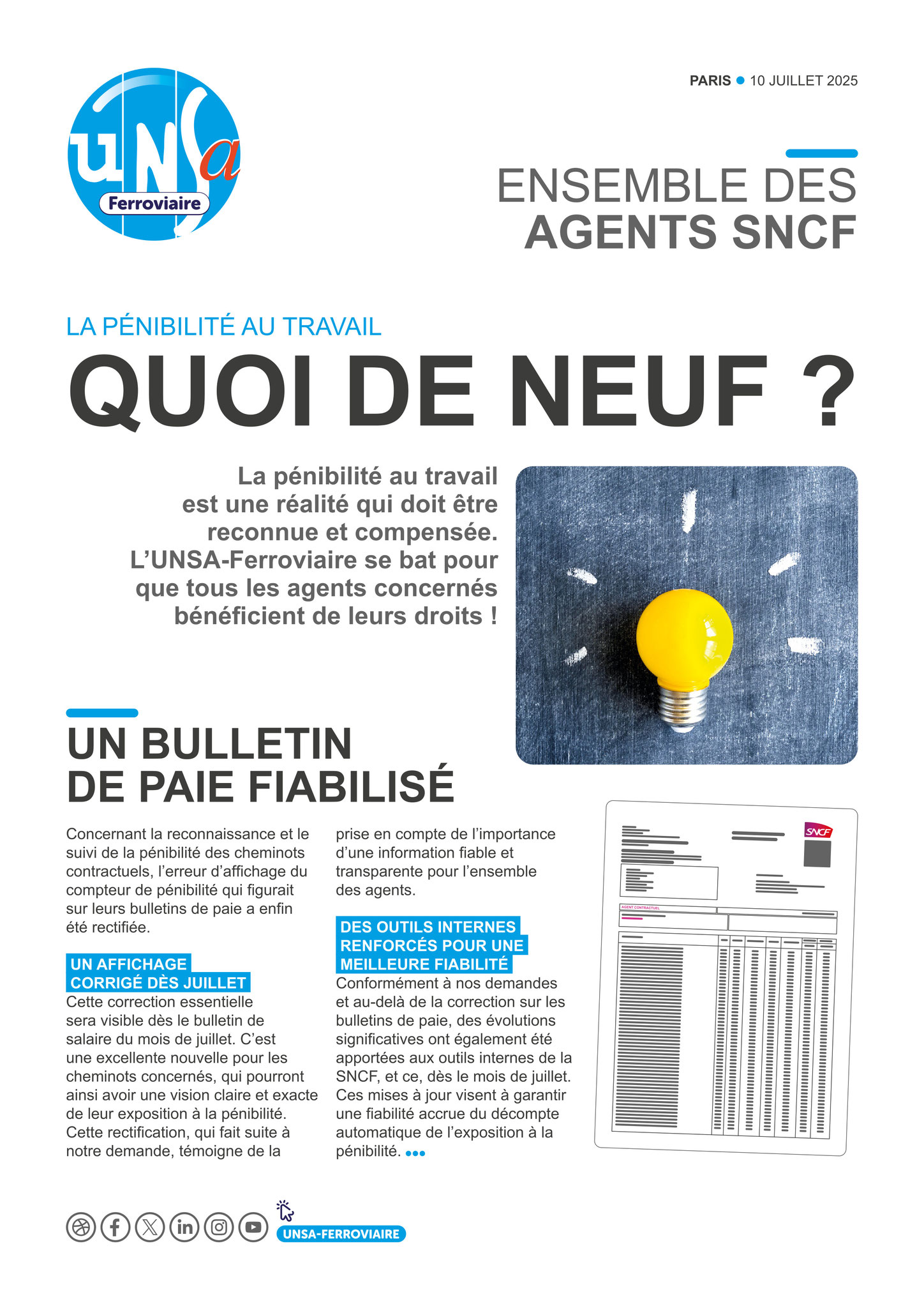 Groupe SNCF - Pénibilité