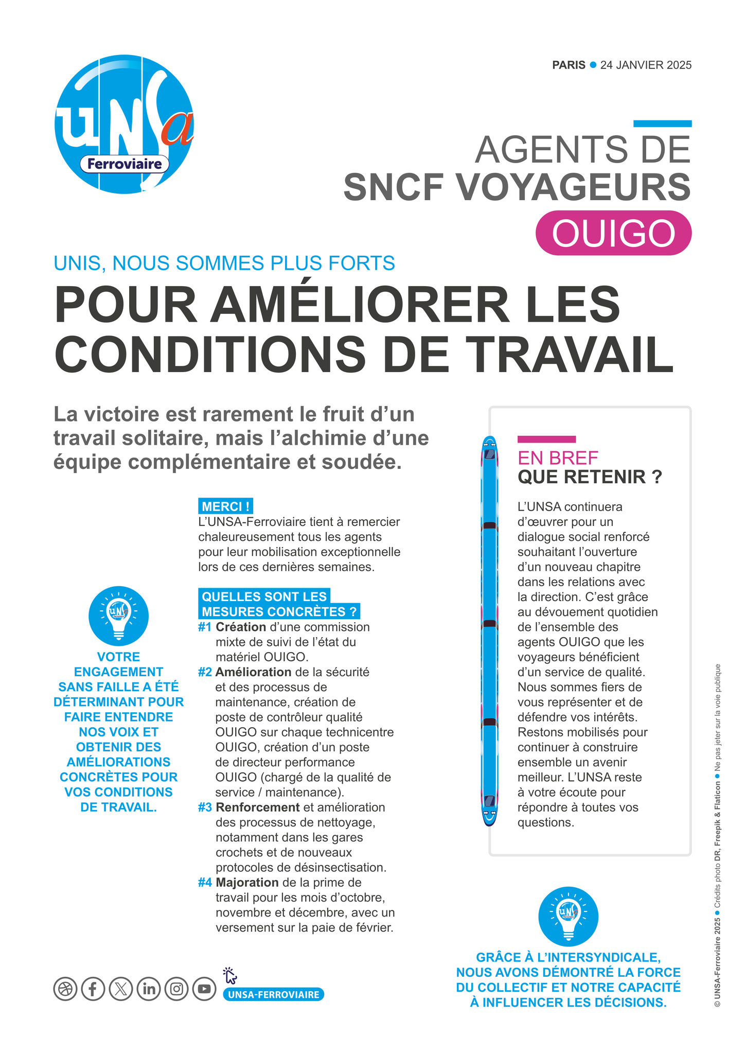 OUIGO : ensemble, on est plus fort !