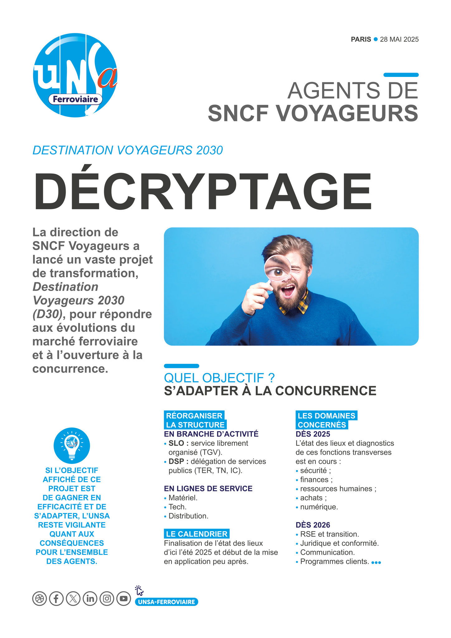 SA VOYAGEURS : Destination 2030