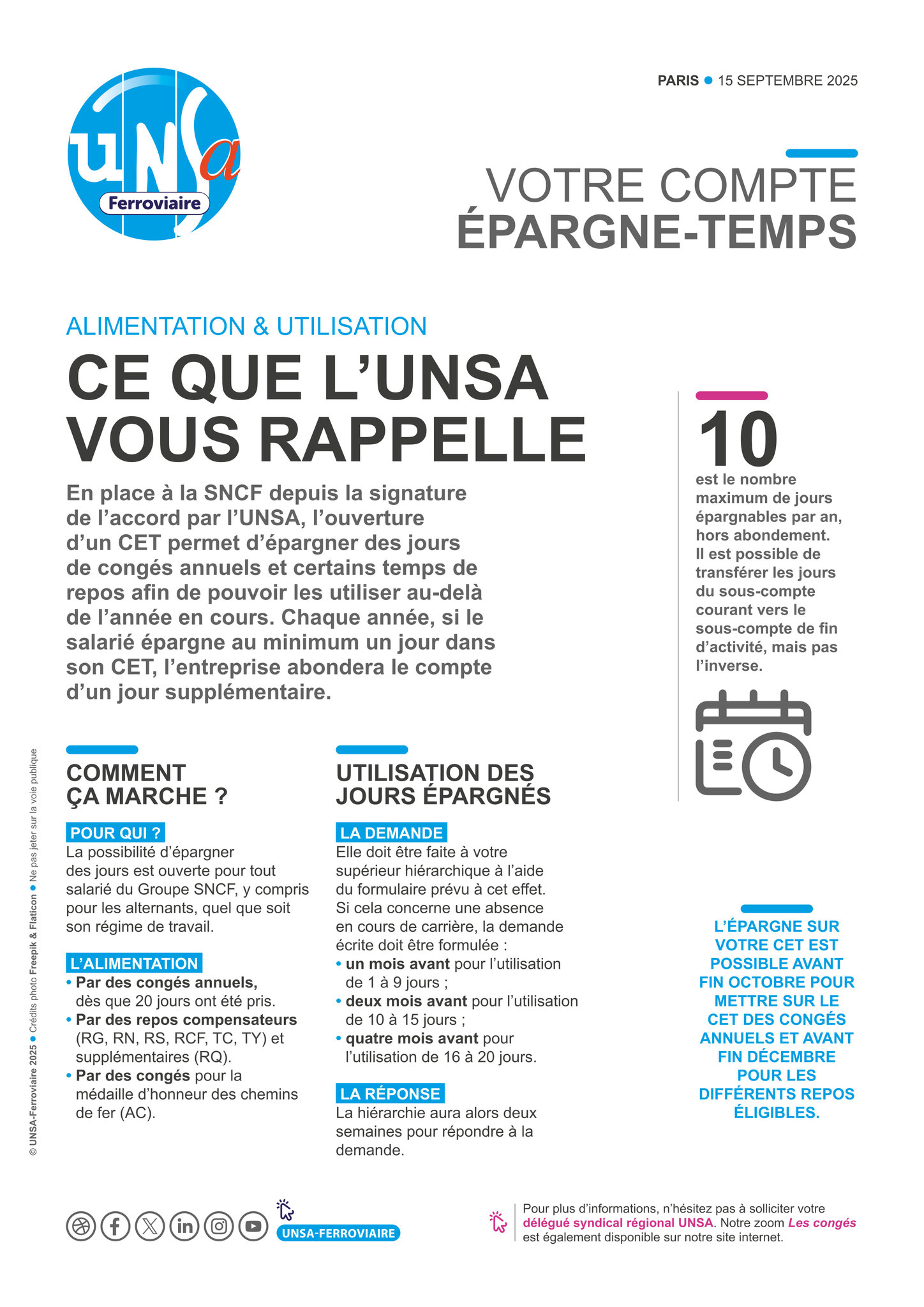 fonctionnement d'un CET